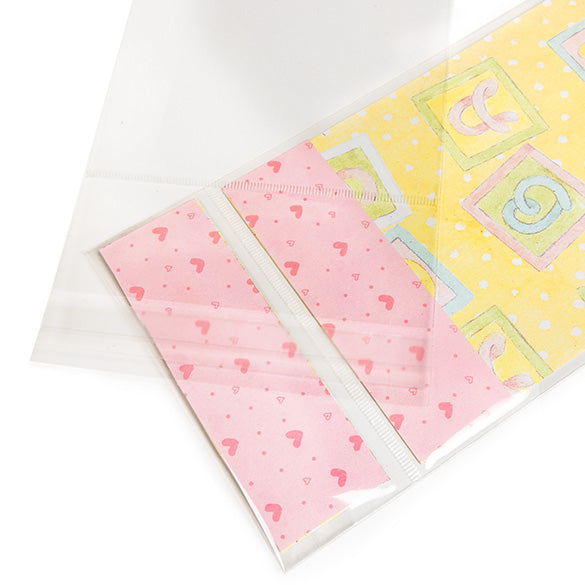 Sacchetti con foro di sospensione con testata aperta 10.8x15.6cm per intestazione propria (100 pezzi) [IHB4X6]