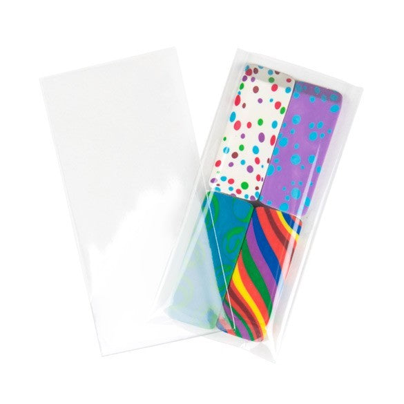 Sacchetto di plastica trasparente 5.1x10.5cm senza chiusura adesiva (250 pezzi) [VL2X4NF]
