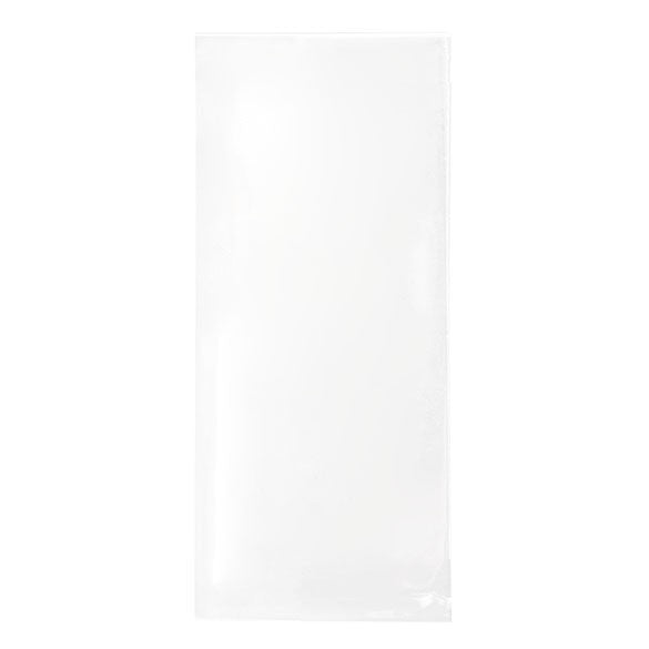 Sacchetto di plastica trasparente 11x24.5cm senza chiusura adesiva (250 pezzi) [VL49NF]