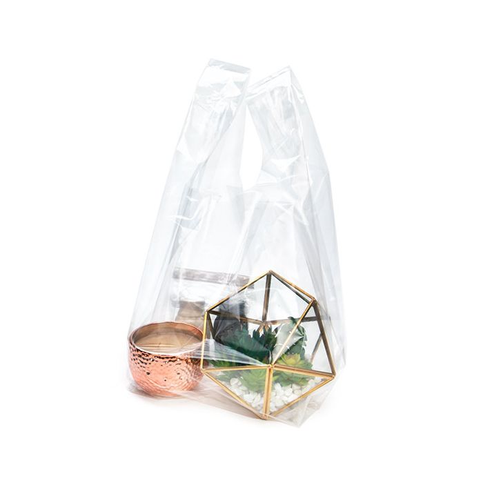 Buste shopper trasparenti 25.4x25.4x54.6cm (100 pezzi) [CHB3]