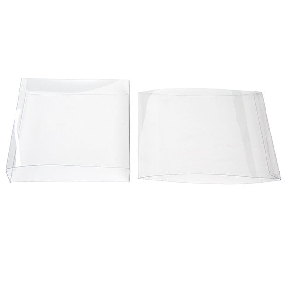 Coperchio scorrevole per fondo kraft 13,2x2,7x13,3 cm (25 pezzi) [SC357]