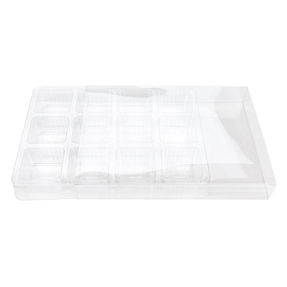 Coperchio della scatola trasparente 15,1x2,7x20cm (25 pezzi) [SC34]