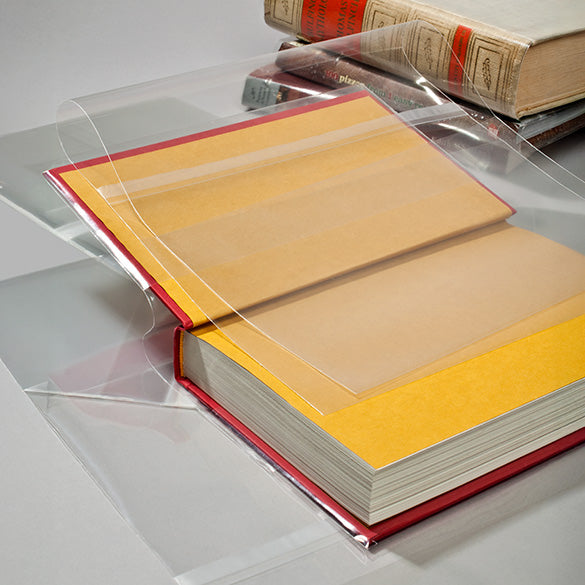 Copertina trasparente regolabile per libri 22.2x38.1cm (25 pezzi) [BC83Q]