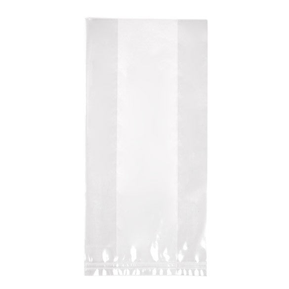 Sacchetto trasparente 10.2x5.1x20.3cm con soffietto (100 pezzi) [GB4]