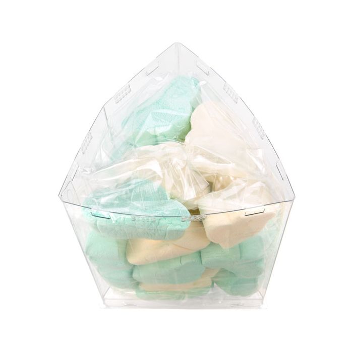 Tubo di plastica forma triangolare 10.2x7.8x15.2cm (25 pezzi) [CTT46]