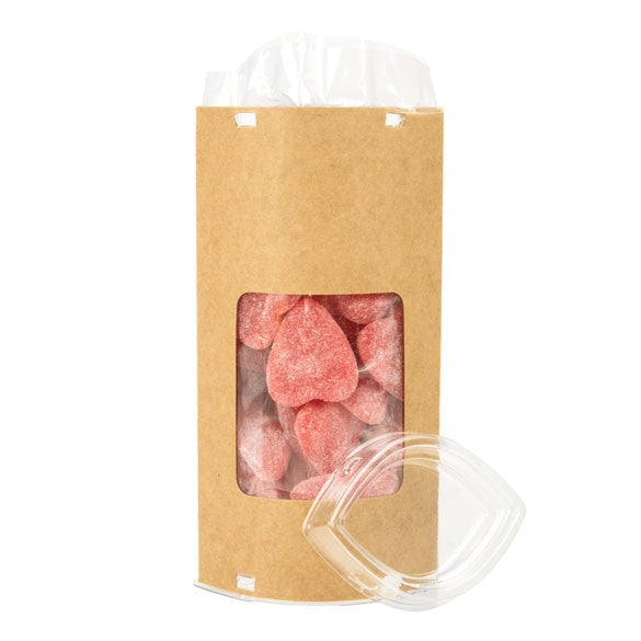 Kraft con finestra Pop-up Tube Kit "a forma di occhio" 7.8 x 5.2 x 15.4cm (25 pezzi) [KTEWS26]
