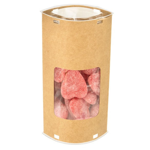 Kraft con finestra Pop-up Tube Kit "a forma di occhio" 7.8 x 5.2 x 15.4cm (25 pezzi) [KTEWS26]