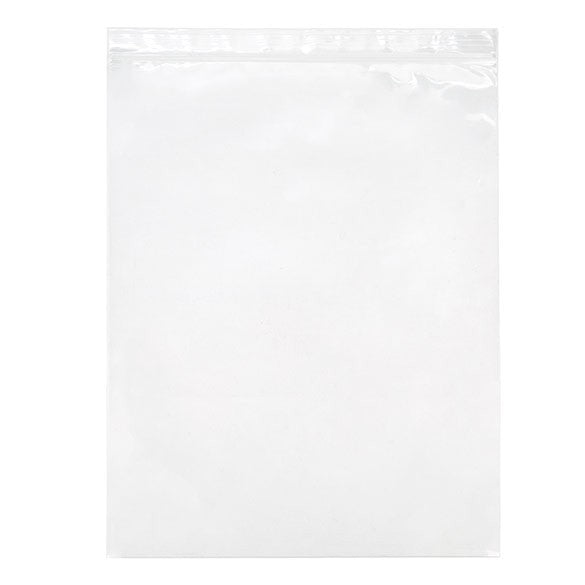 Sacchetto trasparente con chiusura a pressione e foro 25.5x33cm PP 50 microns (100 pezzi) [ZR1013]