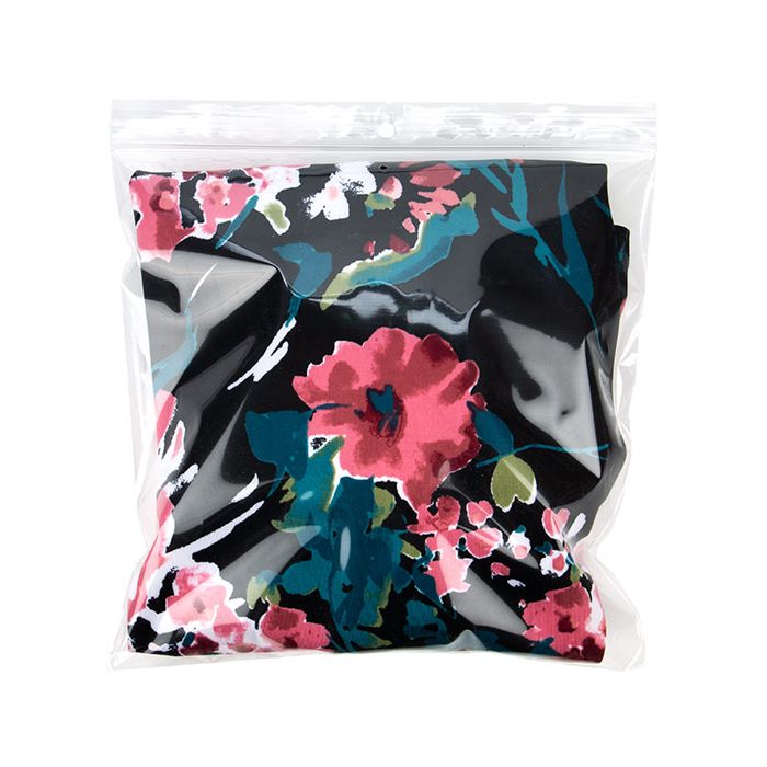 Sacchetto trasparente con chiusura a pressione, foro e foro per l'aerazione 21.5x21.5cm PP 50 microns (100 pezzi) [ZR8HV]