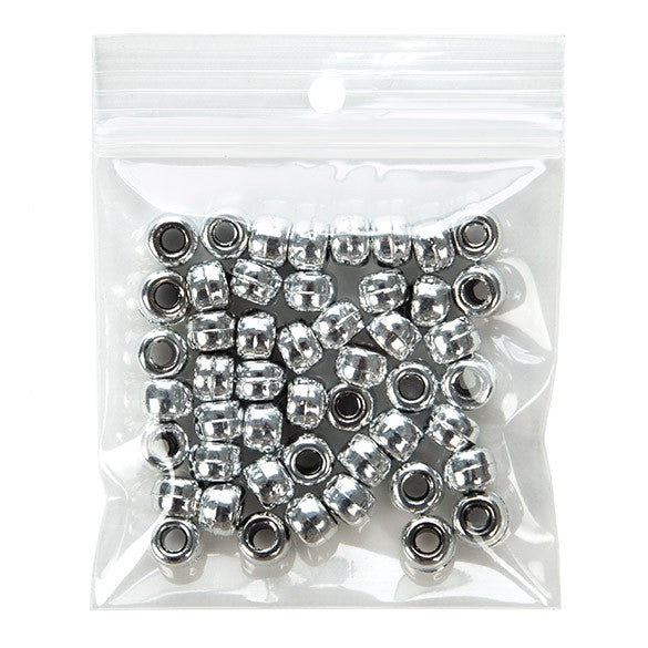 Sacchetto trasparente con chiusura a pressione e foro 7.5x7.5cm PP 75 microns (100 pezzi) [Z3R33]