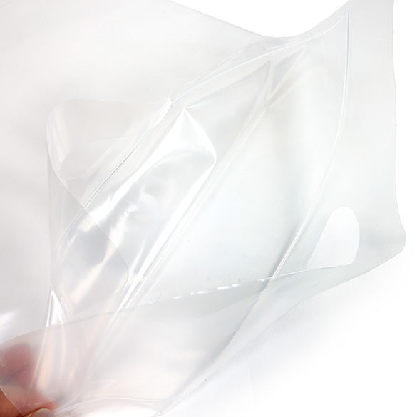Buste shopper trasparenti 33.6x33.6 + 6.4cm 75 microns (100 pezzi) [ZH13CL5]