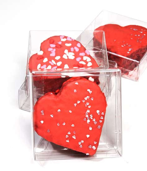 Scatole regalo 8.3x2.9x8.3cm trasparenti (25 pezzi) [FB86]