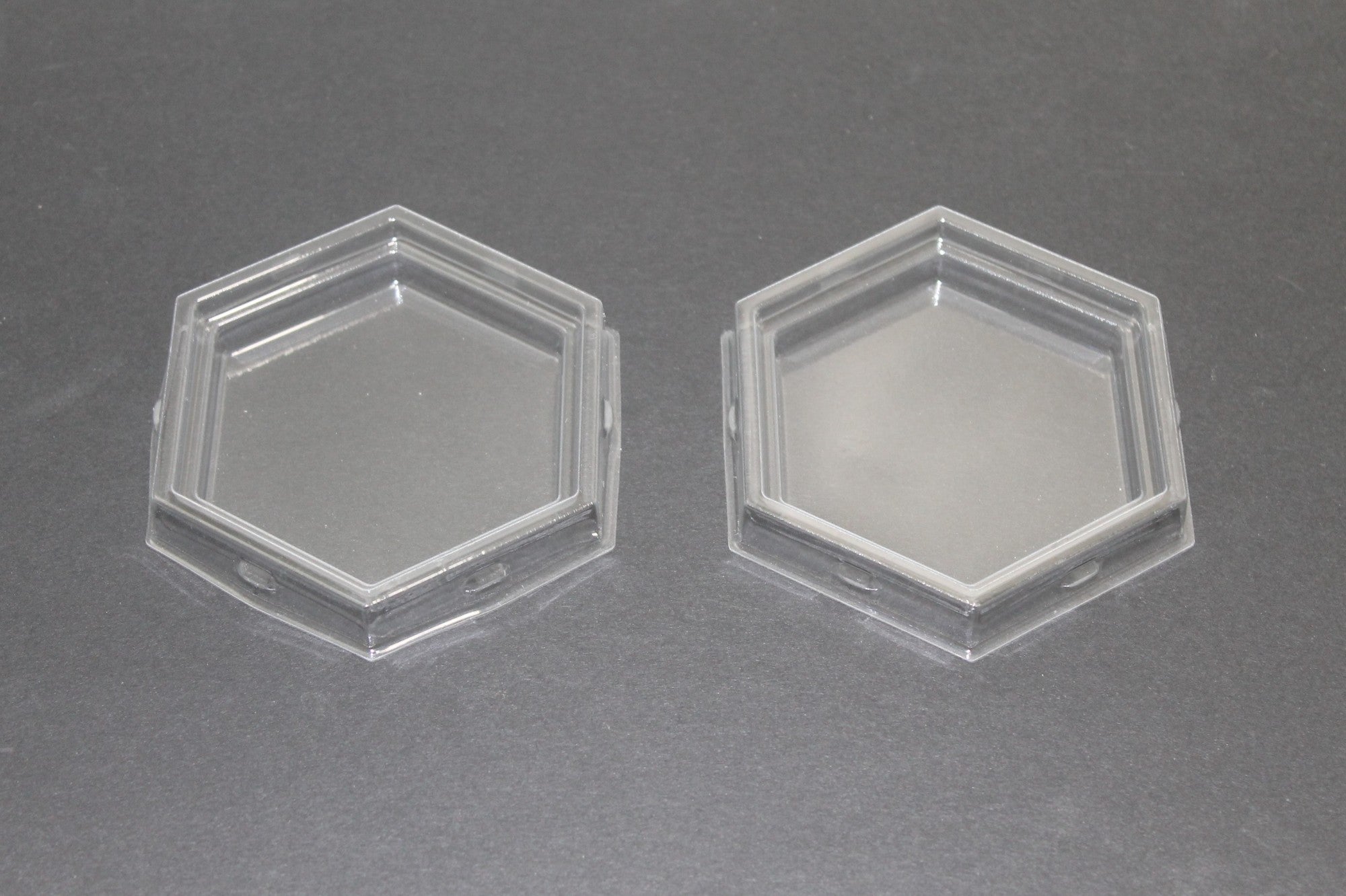 Plastic Lid Hexagon 8.9x7.9x1.5cm