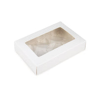 White Kraft Artisan Candy Box Set, Heart Insert 7x2.1x10.3 cm