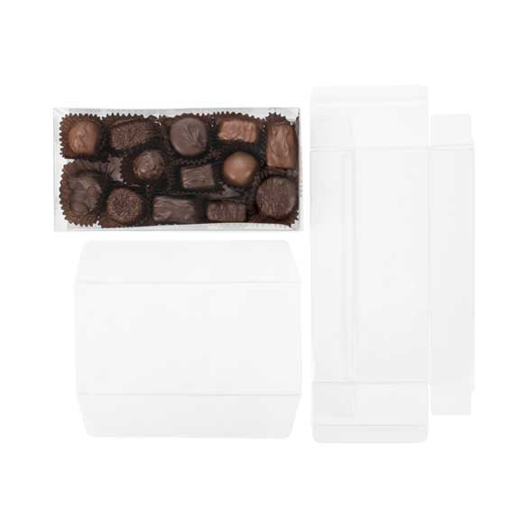 Scatola per tartufi di cioccolato con inserto 10,8 x 4,1 x 21,6cm (100 pezzi) [CNDY193]