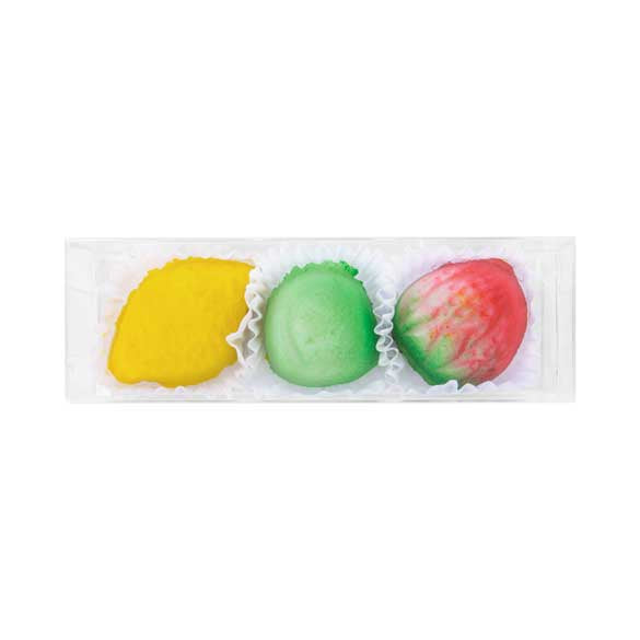 Scatola per cioccolato con inserto 3,5 x 3,5 x 10,8cm (100 pezzi) [CNDY196]