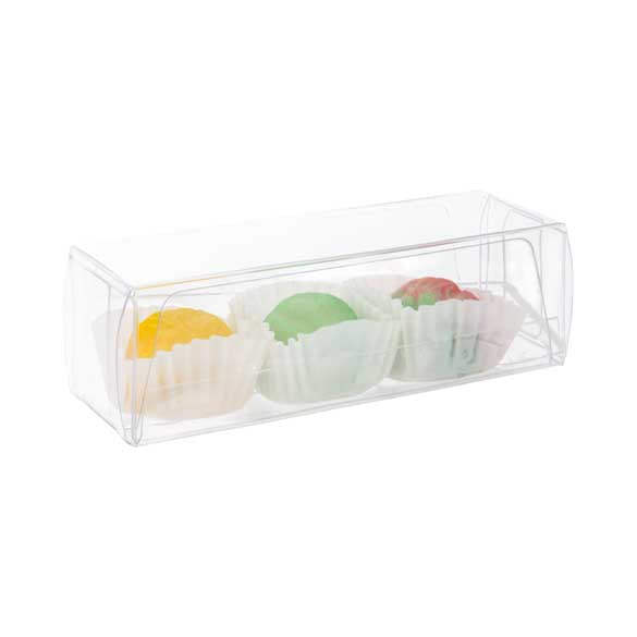 Scatola per cioccolato con inserto 3,5 x 3,5 x 10,8cm (100 pezzi) [CNDY196]