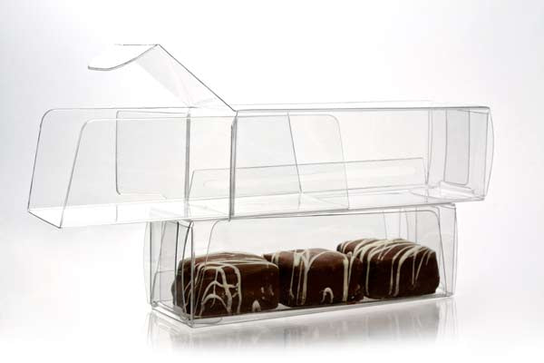 Scatola per cioccolato con inserto 3,5 x 3,5 x 10,8cm (100 pezzi) [CNDY196]