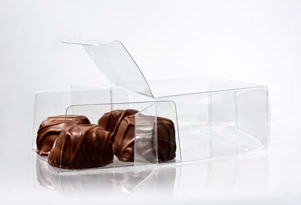 Scatola per cioccolato con inserto 7 x 3,7 x 7cm (100 pezzi) [CNDY227]