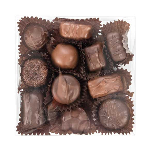 Scatola per cioccolato con inserto 14.3 x 2.5 x 14.1cm (100 pezzi) [CNDY48]