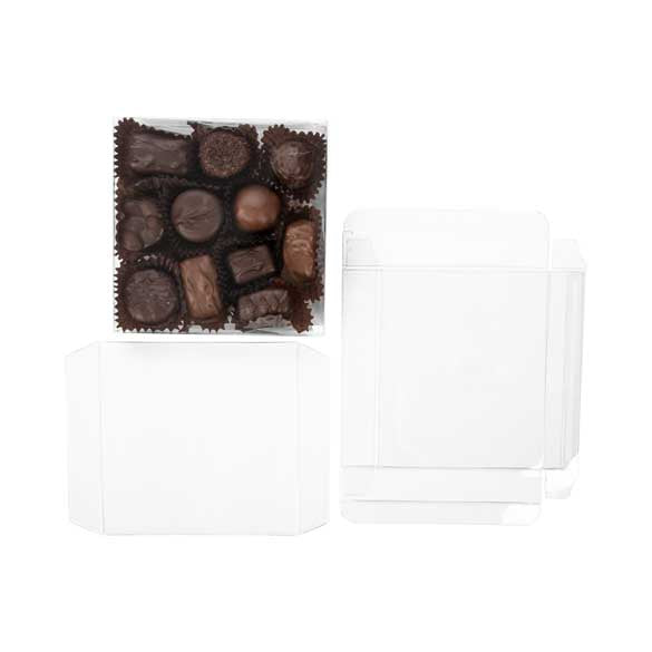 Scatola per cioccolato con inserto 14.3 x 2.5 x 14.1cm (100 pezzi) [CNDY48]