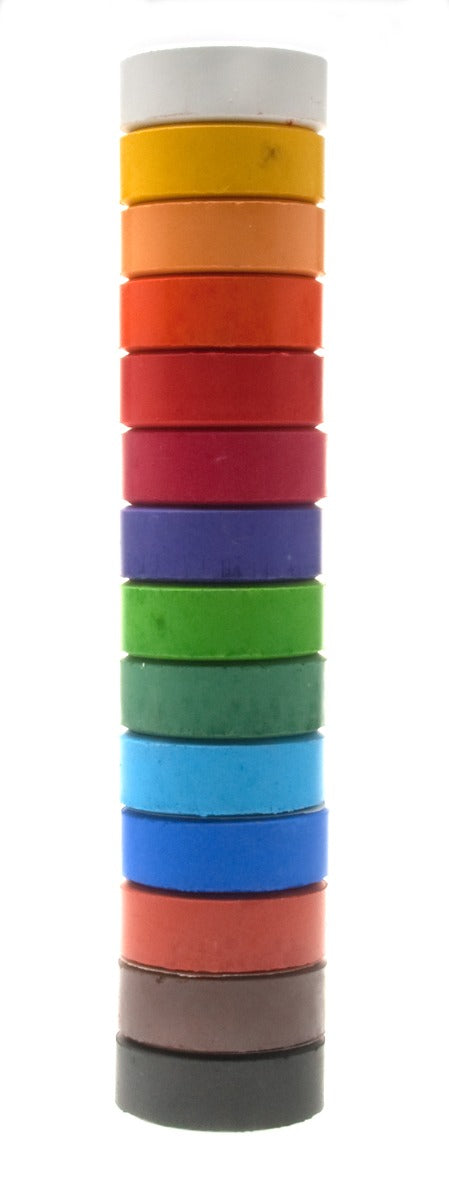 Tempera paint pads, Assorted 14x Ø44x16mm in Blister (1 pc.)
