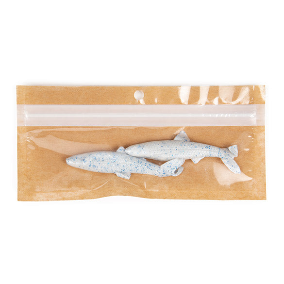 Ecologico Sacchetto trasparente con chiusura a pressiones Kraft 14x4.4 cm (100 pz) [HZBBE8KC]