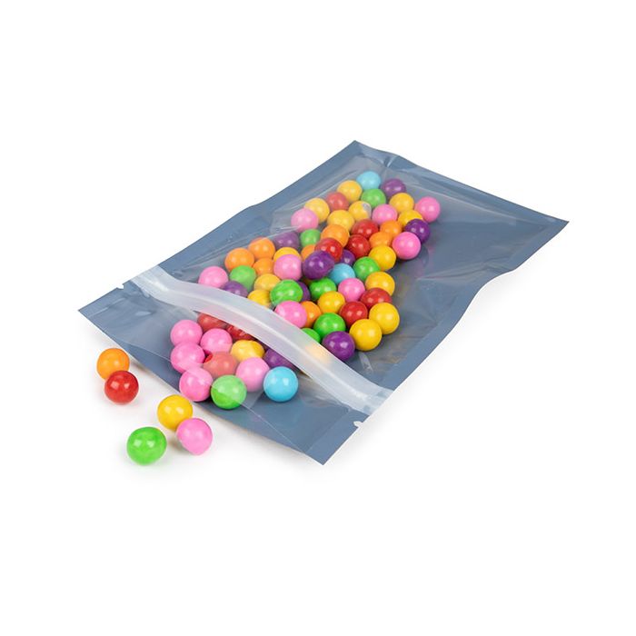 Ecologico Sacchetto trasparente con chiusura a pressiones nero 9.2x12.7 cm (100 pz) [HZBBE4B]