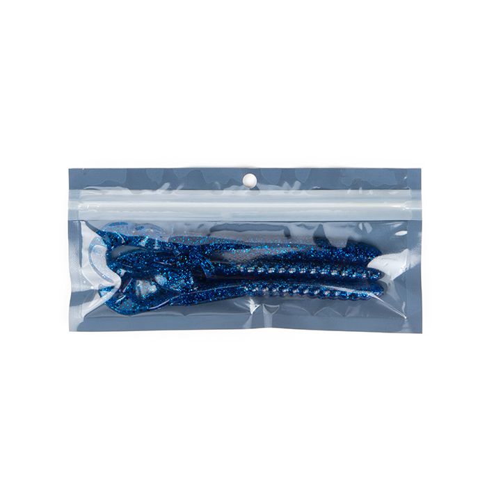 Ecologico Sacchetto trasparente con chiusura a pressiones nero 14x4.4 cm (100 pz) [HZBBE8B]