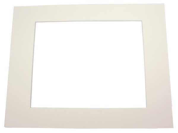 Passe-partout Crema 19.1x24.1cm Finestra - Dimensioni esterne 27.9x35.6cm (25 pezzi) [MS30033]