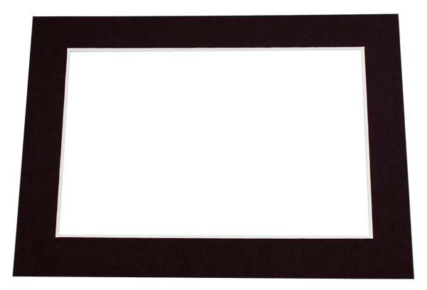 Passe-partout nero 20.3x26.7cm Finestra - Dimensioni esterne 27.9x35.6cm (25 pezzi) [MS30022]