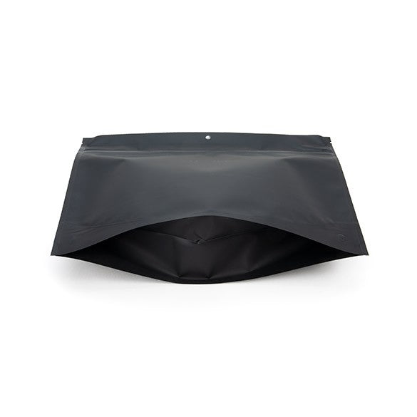 Busta doypack a prova di bambino nero opaco 30,5x10,2x22,9cm (100 pezzi) [CRP129MB]