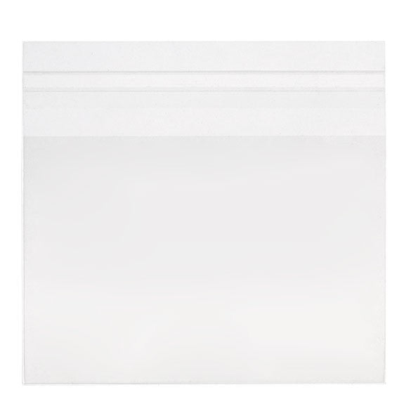 Sacchetto di plastica trasparente 14.4x10.8cm con chiusura adesiva (100 pezzi) [B45S]