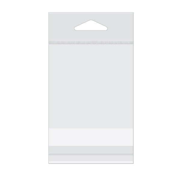 Sacchetti con foro di sospensione 7.6x7.6cm richiudibili e trasparenti (500 pezzi) [J3]