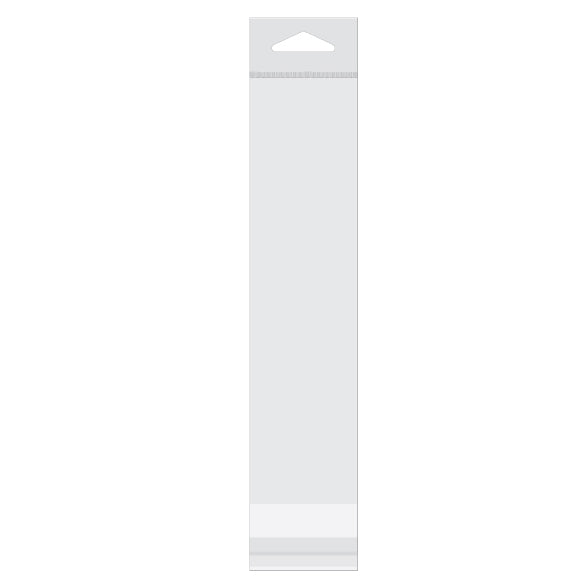 Sacchetti con foro di sospensione 5.1x20.3cm alta trasparenza (500 pezzi) [J4T]