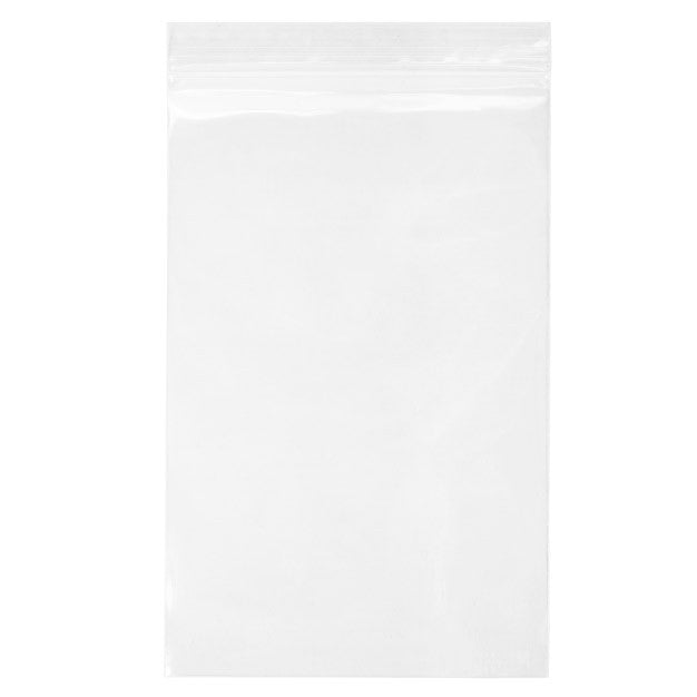Sacchetto trasparente con chiusura a pressione 12.5x20.5cm PP 75 microns (100 pezzi) [Z3C58]