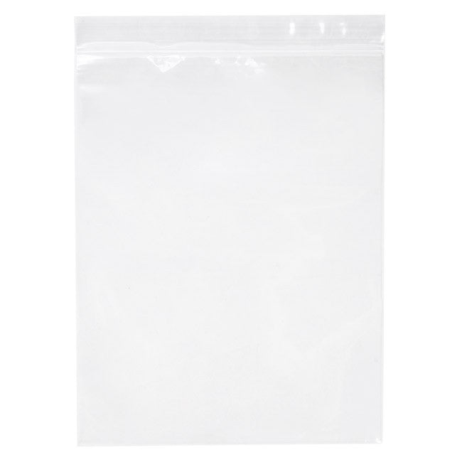 Sacchetto trasparente con chiusura a pressione 18x23cm PP 50 microns (100 pezzi) [ZC79]