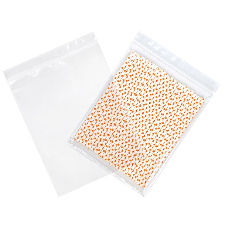 Sacchetto trasparente con chiusura a pressione 18x23cm PP 50 microns (100 pezzi) [ZC79]
