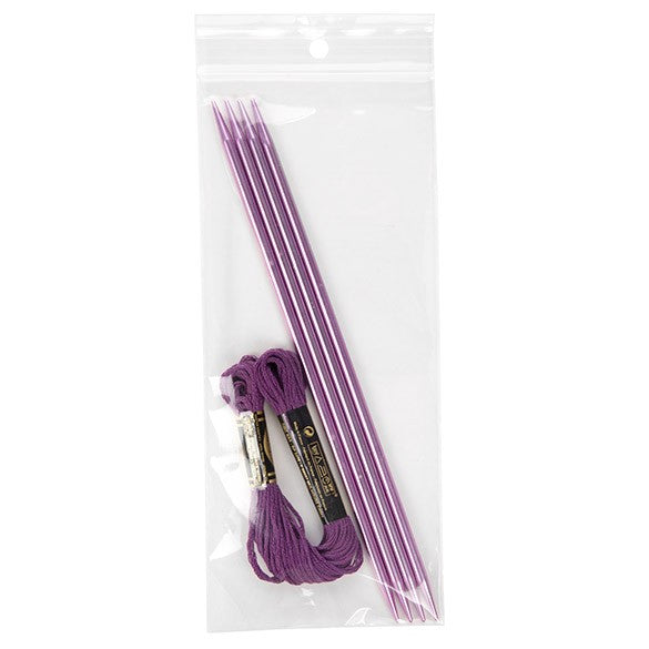 Sacchetto trasparente con chiusura a pressione e foro 7.5x18cm PP 50 microns (100 pezzi) [ZR37]