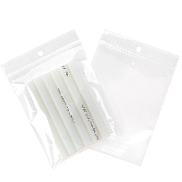 Sacchetto trasparente con chiusura a pressione, foro e foro per l'aerazione 10x12.5cm PP 50 microns (100 pezzi) [ZR45V]