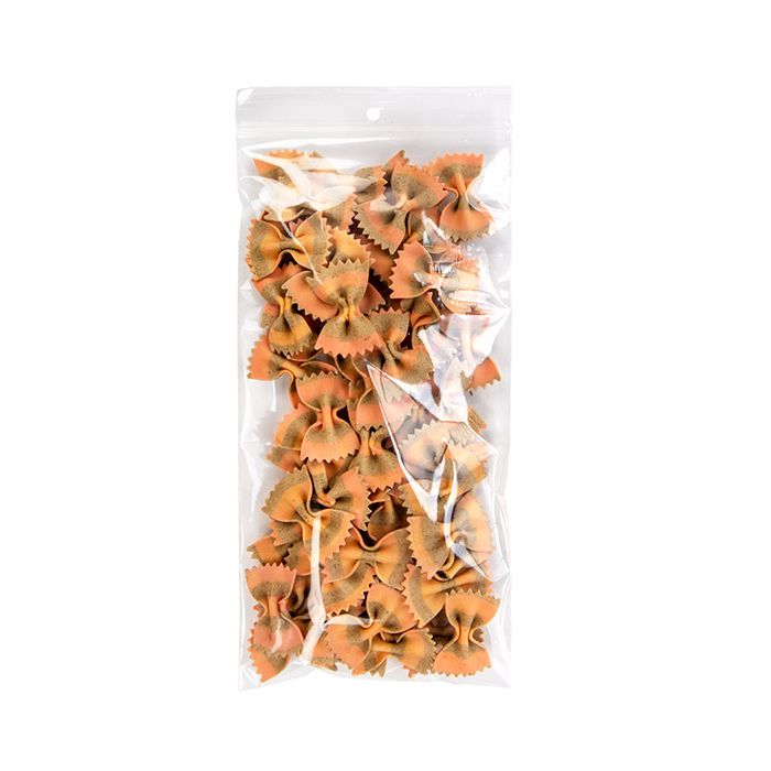 Sacchetto trasparente con chiusura a pressione e foro 12.5x25.5cm PP 50 microns (100 pezzi) [ZR510]