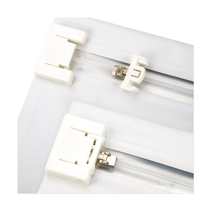 Sacchetto di plastica bianco opaco 30.5x10.2x22.9cm con chiusura a prova di bambino (10 pezzi) [CRZ912W]