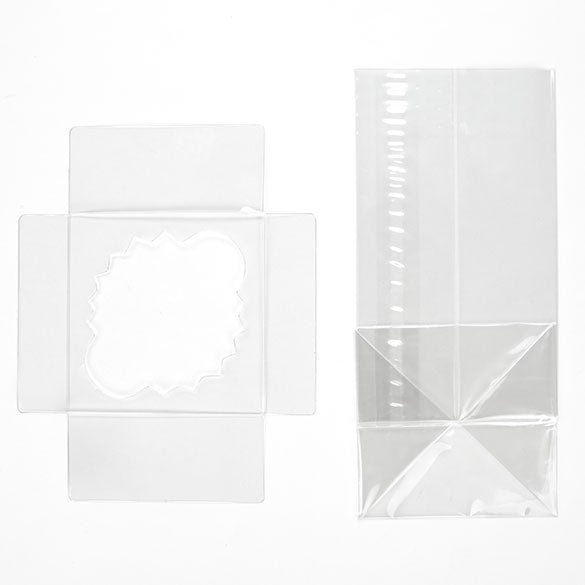 Sacchetti Cupcake per due mini cupcakes con fondo di carta 12,7x5,7x12,7cm (100 pezzi) [CBG9]