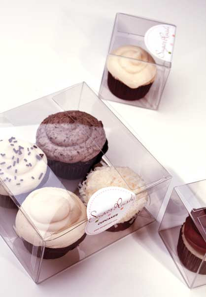 Scatola per 2 cupcakes 17,8x10,2x10,2cm (100 pezzi) [CBS174]
