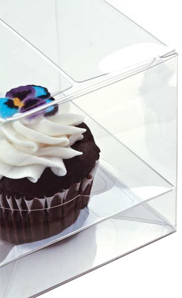 Scatola per 2 cupcakes 17,8x10,2x10,2cm (100 pezzi) [CBS174]
