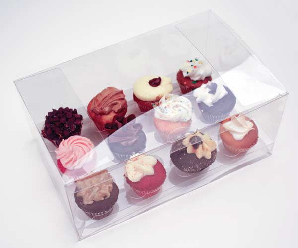 Scatola per 12 mini cupcakes 24,1x15,2x7,6cm (100 Pezzi) [CBS178]