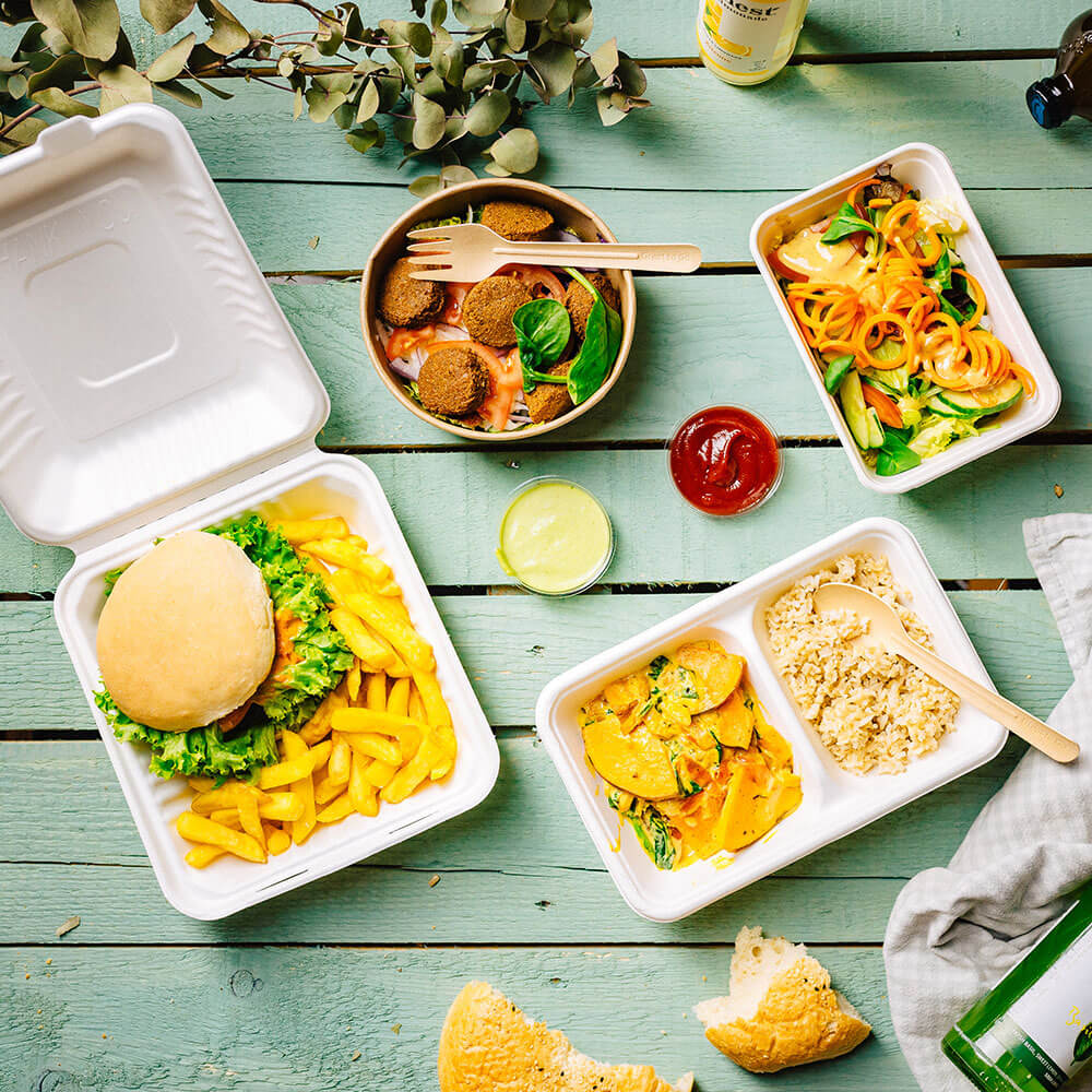 Ciotola Canna da zucchero 17x12x6 cm, 650 ml (500 pezzi) [GB-DFC01226]