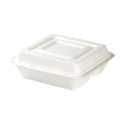 Cestino per menu con coperchio Zucchero 3 posti 23,5x23,5x8 cm (250 pezzi) [GB-DFC01338]