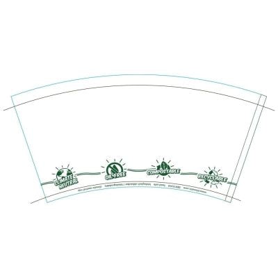 Bicchiere di carta "EcoUp ©" 150 ml Ø 80 mm (1000 pezzi) [GB-DHD04398]