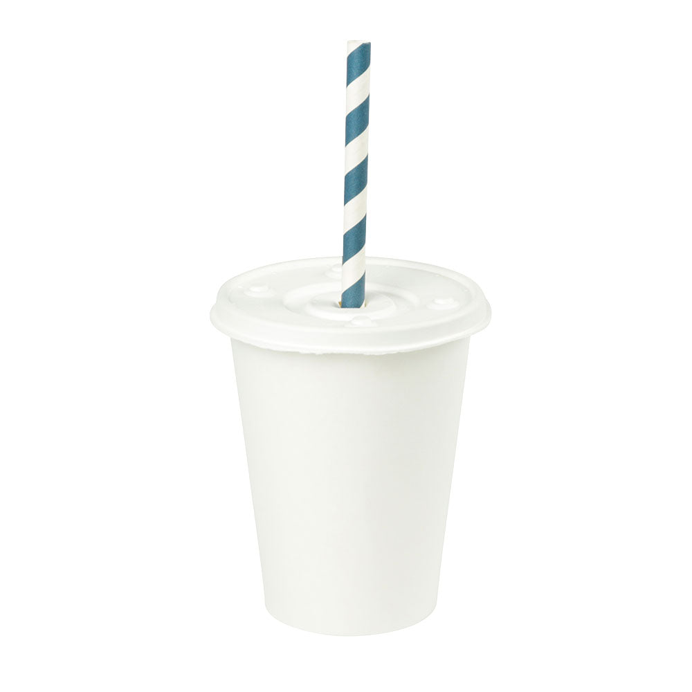 Coperchio piatto in carta Ø 90 mm Bianco Croce di paglia (1000 pezzi) [GB-DHD04500]